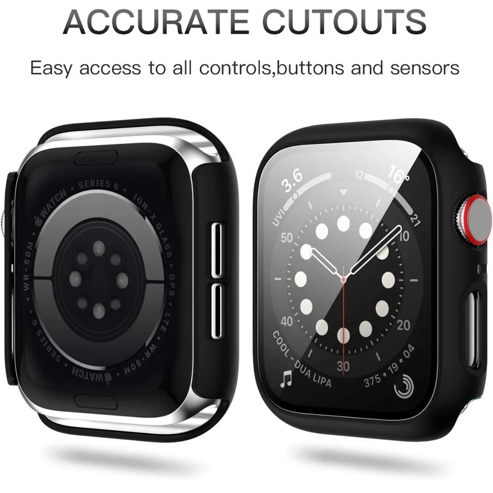 Watch Case Variety Pack (12 Pack) 38mm with Tempered Glass- Series 3, 2, 1